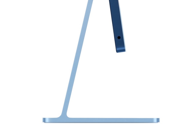 Illustration : L'iMac M1 est trop fin pour mettre le port audio mini jack au dos