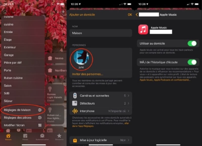 Illustration : Deezer est disponible pour les abonnés comme service par défaut sur les HomePod/mini
