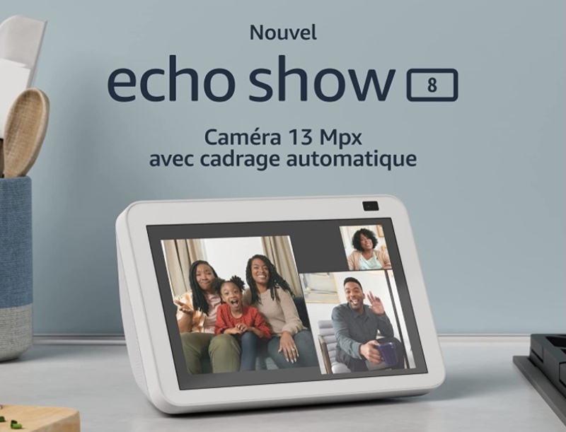 Illustration : Amazon met à jour les Echo Show 5 et 8 (caméra 13 Mpx) à 84 et 129€