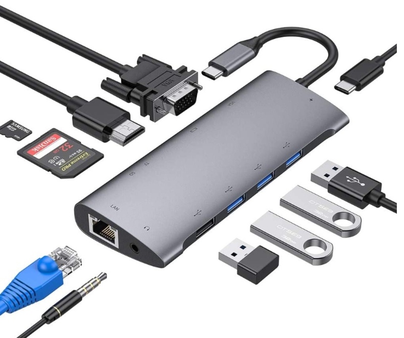 Illustration : Promos : LG 32" 4K à 299€, hub USB-C 11-en-1 à 33€, chargeur sans fil incliné à 15€