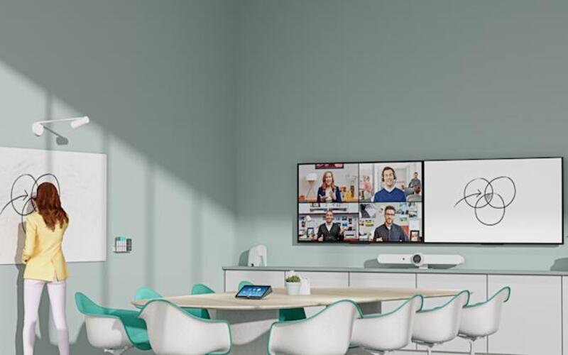 Illustration : Scribe : une caméra pour tableau blanc à 1299€ chez Logitech