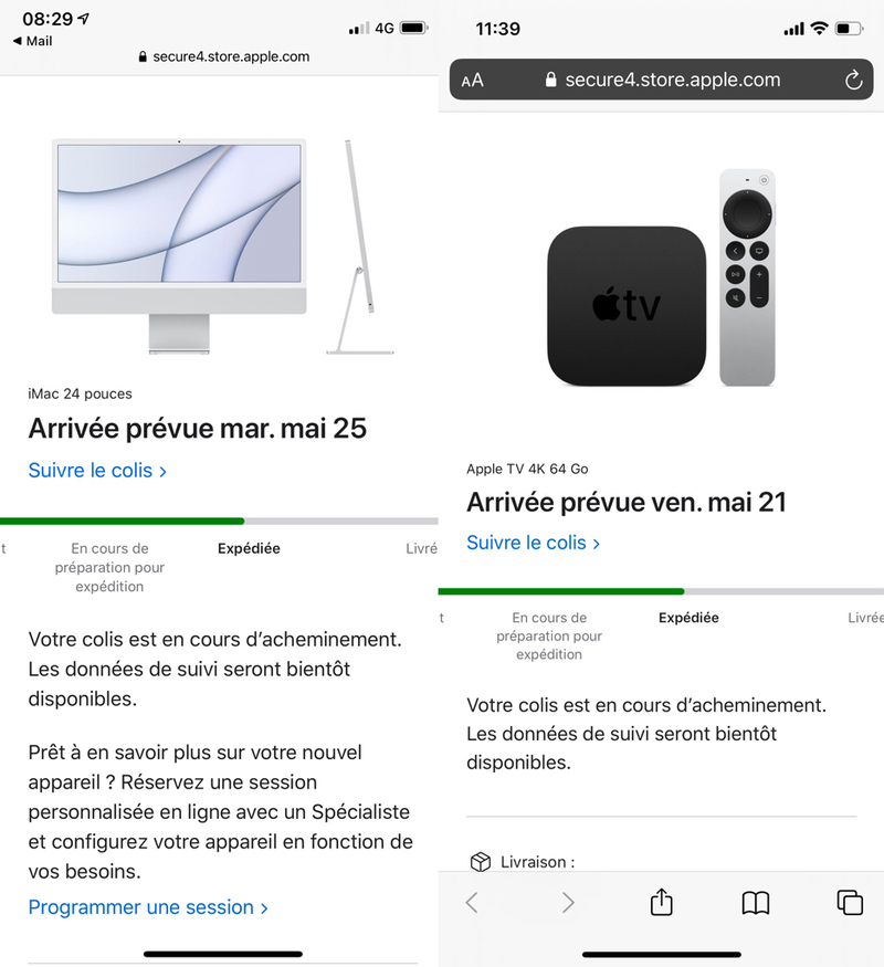 Illustration : Les iMac, Apple TV et iPad Pro 2021 ont été expédiés (en partie)