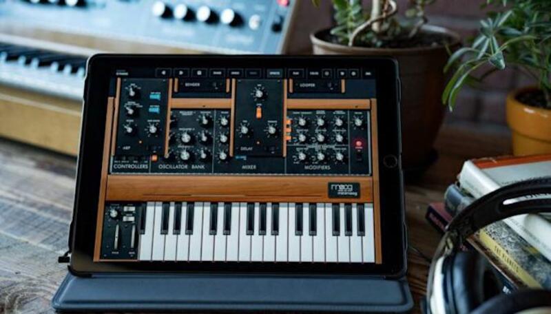 Illustration : Moog propose ses Apps iOS/iPadOS/macOS gratuitement