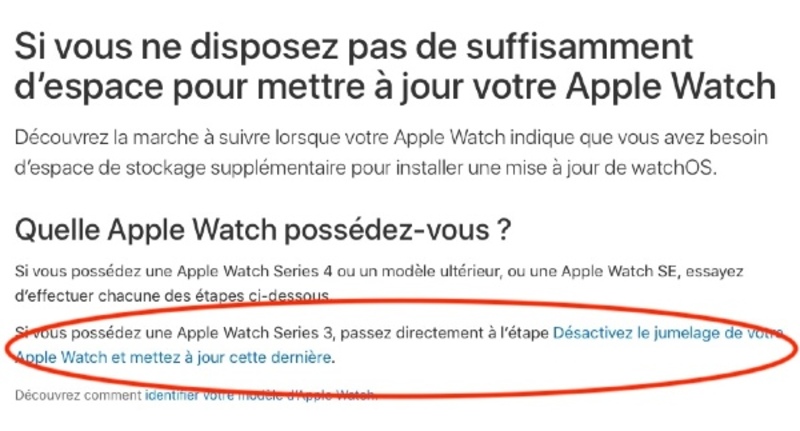 Illustration : iOS 14.6 demande désormais de restaurer les Apple Watch Series 3 avant une mise à jour