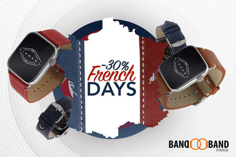 Illustration : -30% sur une sélection de bracelets pour Apple Watch chez Band-Band #FrenchDays