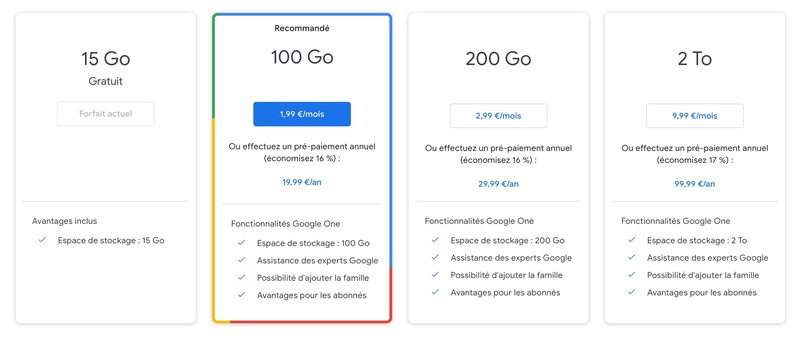 Illustration : Le stockage illimité Google Photo est payant dès demain