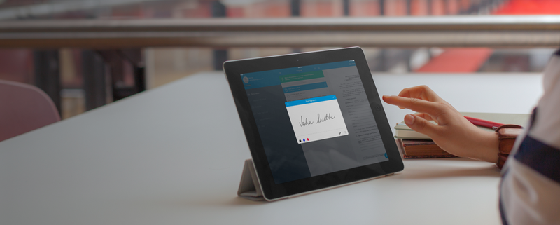 Illustration : L'utilitaire SignEasy propose de nouvelles fonctions d'annotations