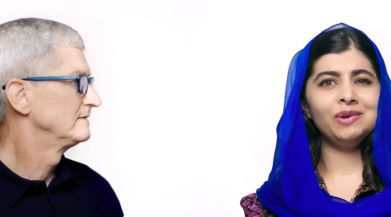 Illustration : Tim Cook et Malala Yousafzai sont fans de code et de Ted Lasso