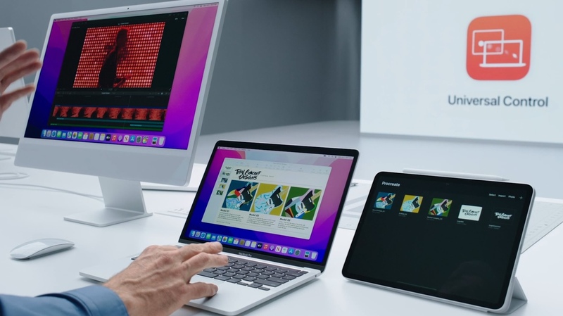 Illustration : macOS Monterey : Universal Control, nouvelle interface pour Safari