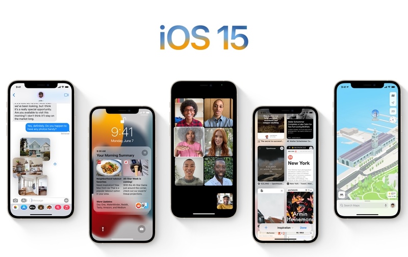 Illustration : Apple sélectionne les fonctionnalités d'iOS 15 accessibles aux ingénieurs