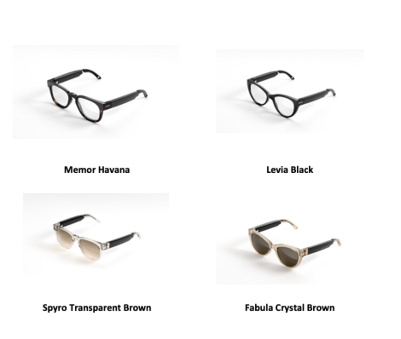 Illustration : Le lunettes audio Fauna sont officiellement disponibles en France à 249€