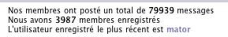 Illustration : Petit point sur nos forums...