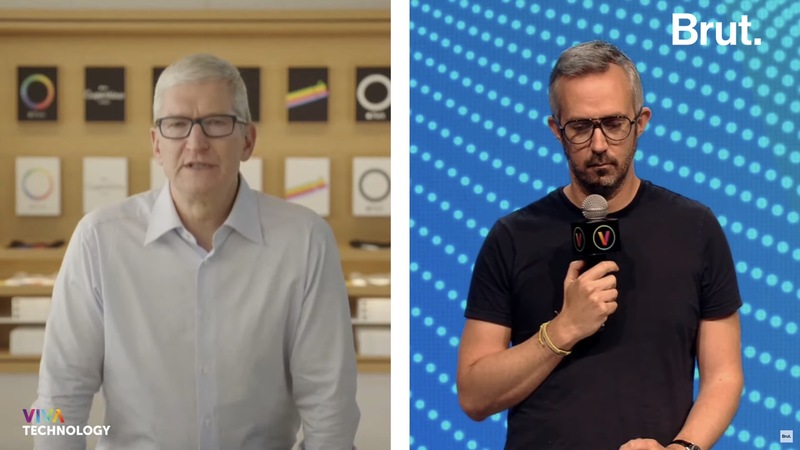 Illustration : Tim Cook à Vivatech : infox, RGPD, fiscalité, covid, iPhone et Apple Car...