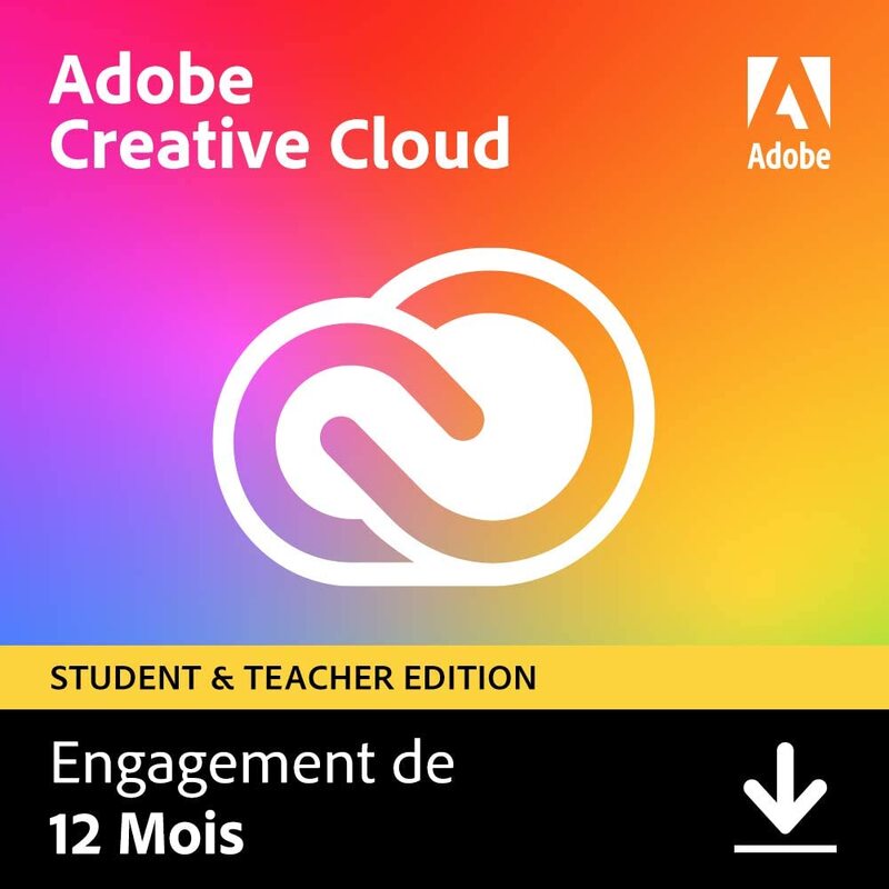 Illustration : Adobe Creative Cloud Photoshop et Lightroom à 87€ (1an) #PrimeDay