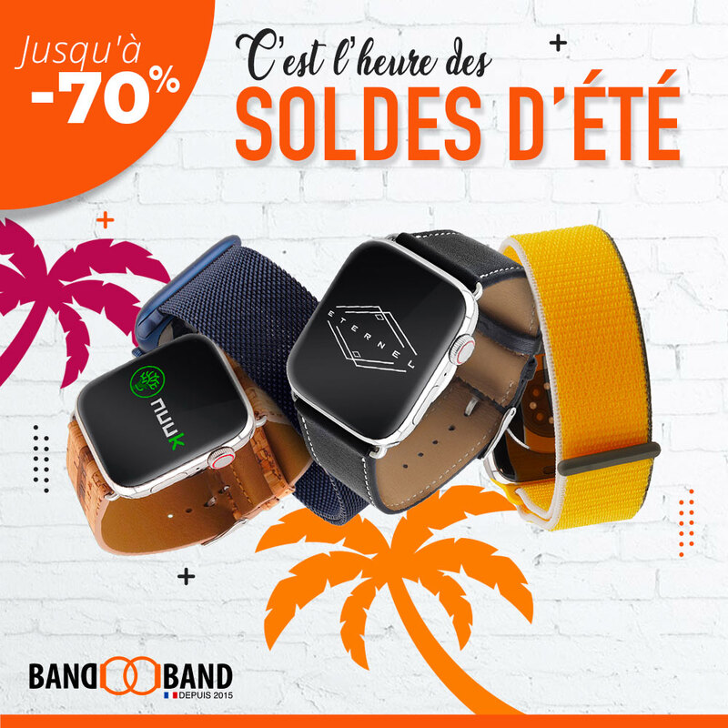 Illustration : Soldes : jusqu'à -70% sur les bracelets Band-Band pour Apple Watch