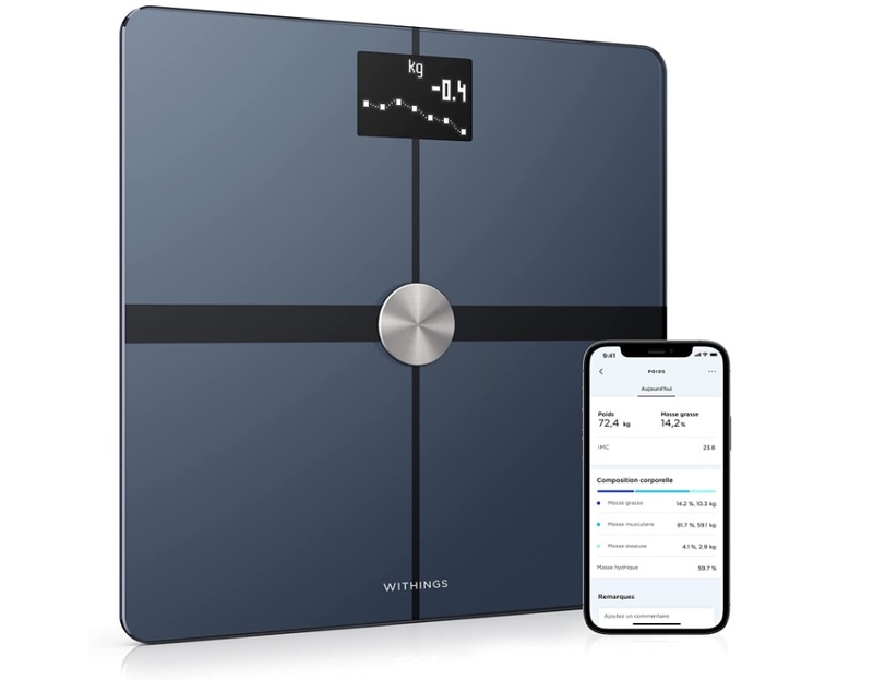 Illustration : Promos : multiprise extérieure HomeKit à 28€, Withings Body+ à 74€, support alu à 8€