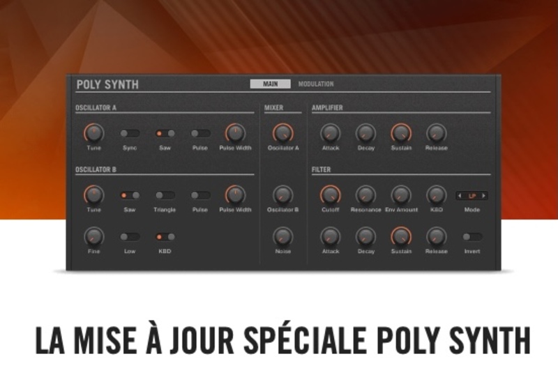 Illustration : Maschine se met à jour et accueille le Poly Synth