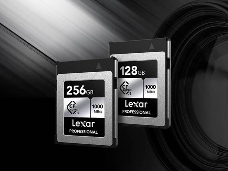 Illustration : De nouvelles cartes CFexpress Type B Série Silver chez Lexar