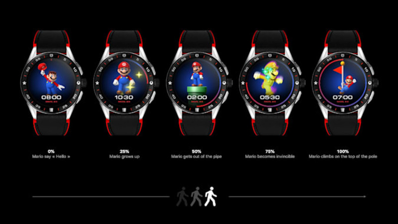 Illustration : Une édition limitée TAG Heuer Super Mario sous Wear OS à 2 150$