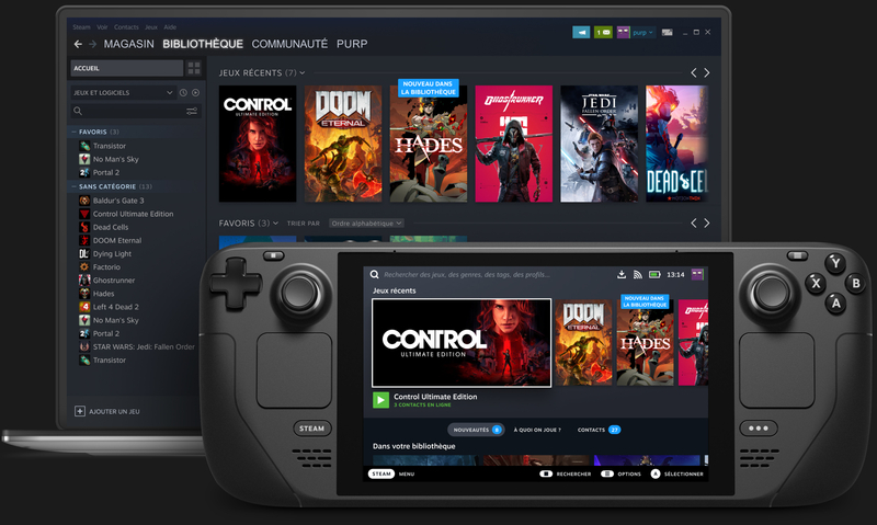 Illustration : Steam Deck : Valve lance sa console/PC compatible avec Steam à partir de 419€
