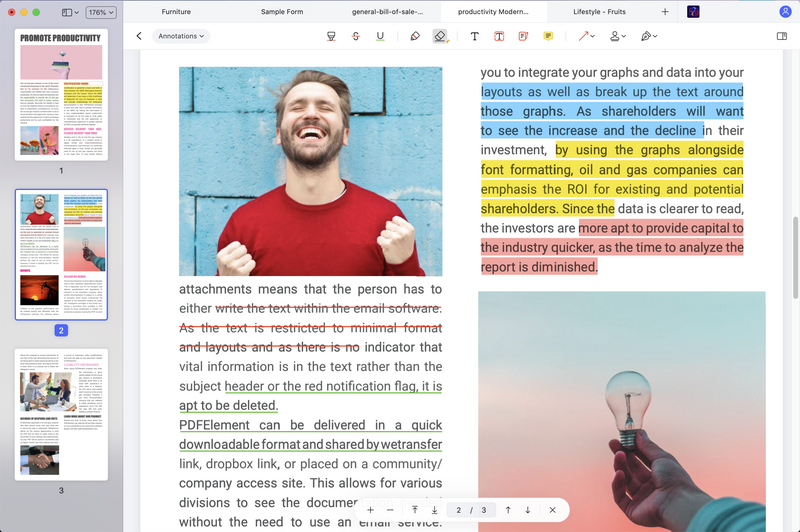 Illustration : Bon plan : 50% sur PDFelement 8 pour Mac, un éditeur de PDF idéal en télétravail