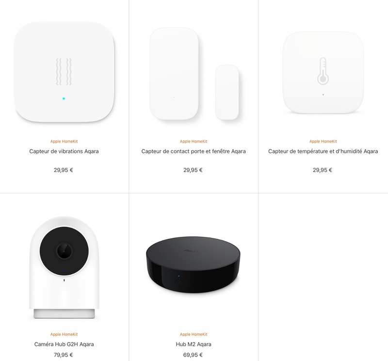 Illustration : Les produits Aqara compatibles HomeKit débarquent sur l'Apple Store