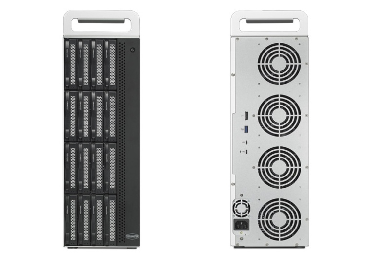 Illustration : D16 : TerraMaster présente son DAS Thunderbolt 3 à 16 baies