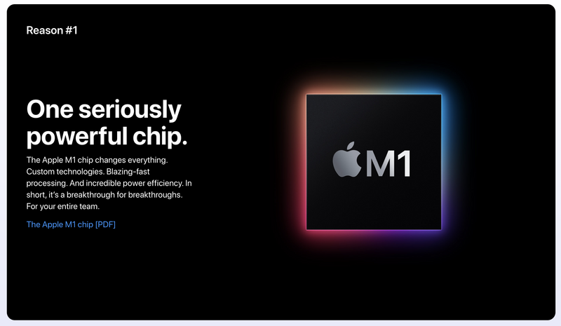 Illustration : Pour Apple, il y a 11 raisons pour un pro de choisir un Mac !