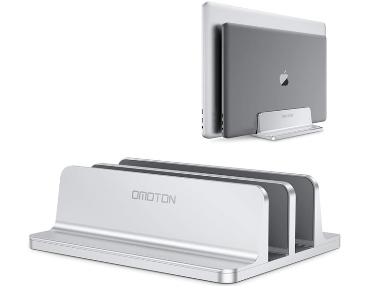 Illustration : Promos : support rotatif ordinateur à 33€, support vertical à 22€, support moniteur à 16€