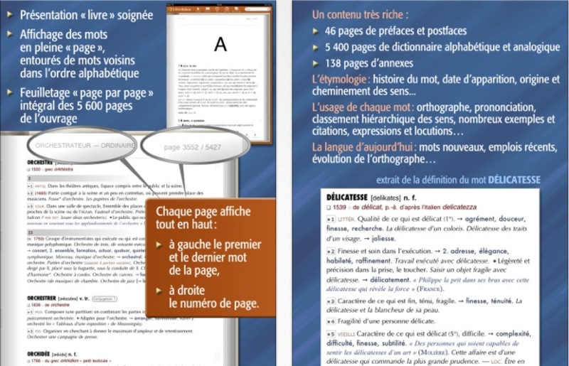 Illustration : Le Petit Robert en petite promo sur iPad