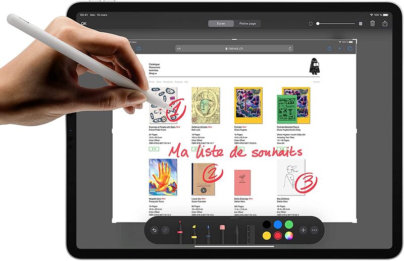 Illustration : Promos : iPad Pro 2020 dès 849€, iPad Air 4 dès 629€, Logitech Folio Touch à 119,25€