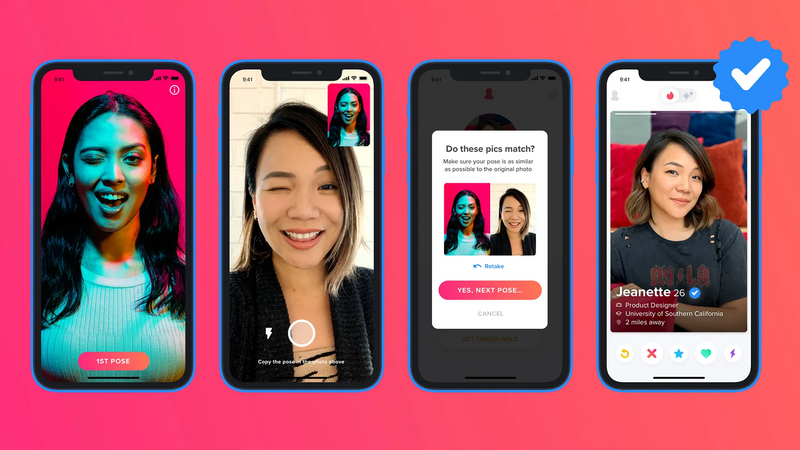 Illustration : Tinder va proposer "Verification ID" grâce à ses papiers d'identité