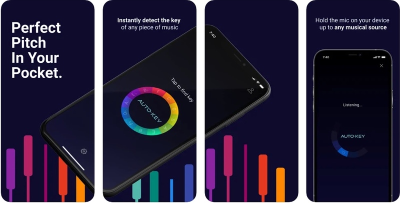 Illustration : Auto-Key : Antares (Auto-Tune) propose son outil de détection de la tonalité sur iOS