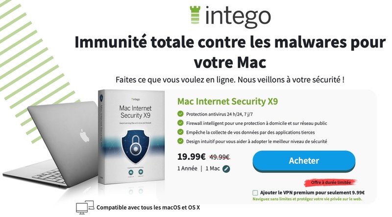 Illustration : VirusBarrier X9 d'Intego est désormais compatible nativement avec les Mac M1 (+Promo)
