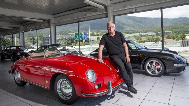Illustration : Une Porsche Speedster de 1956 ayant appartenu à Steve Jobs en vente en Suisse