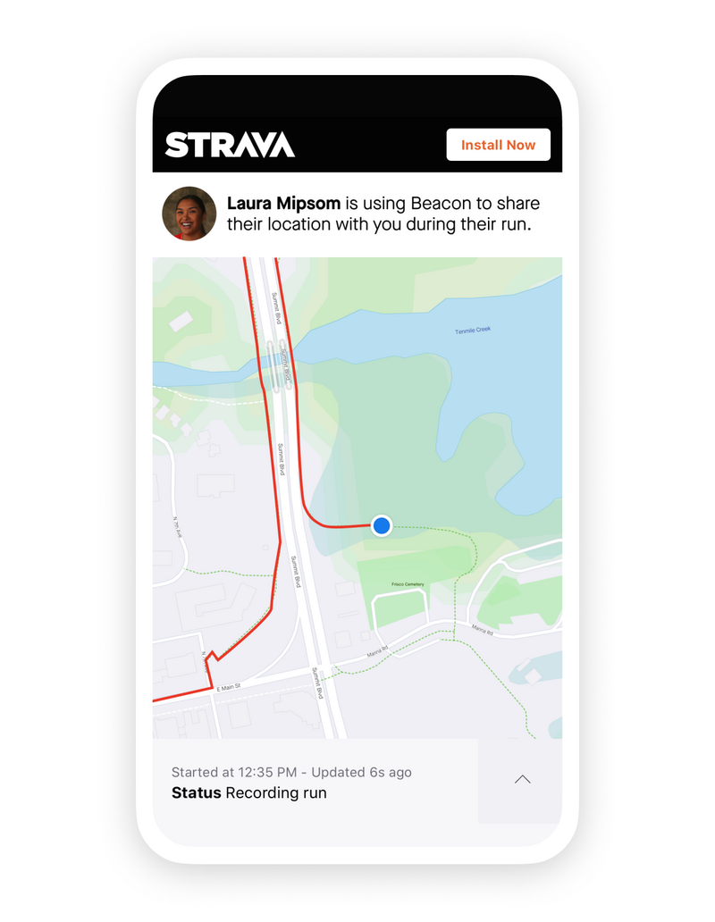 Illustration : Sécurité : Strava propose sa fonction de géolocalisation "Beacon" à tous ses utilisateurs