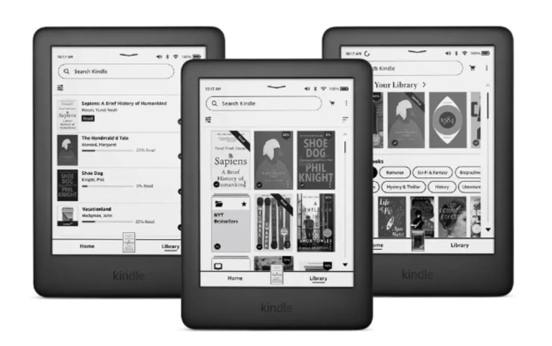 Illustration : Amazon revoit l'interface de la gamme Kindle pour simplifier la navigation