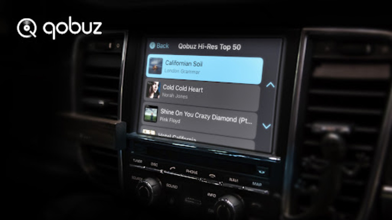 Illustration : Qobuz propose la lecture en streaming sur CarPlay