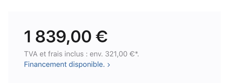 Illustration : Quel tarif pour l'iPhone 13 Pro Max 1To ? (Indice : moins de 2000€ !) + sondage