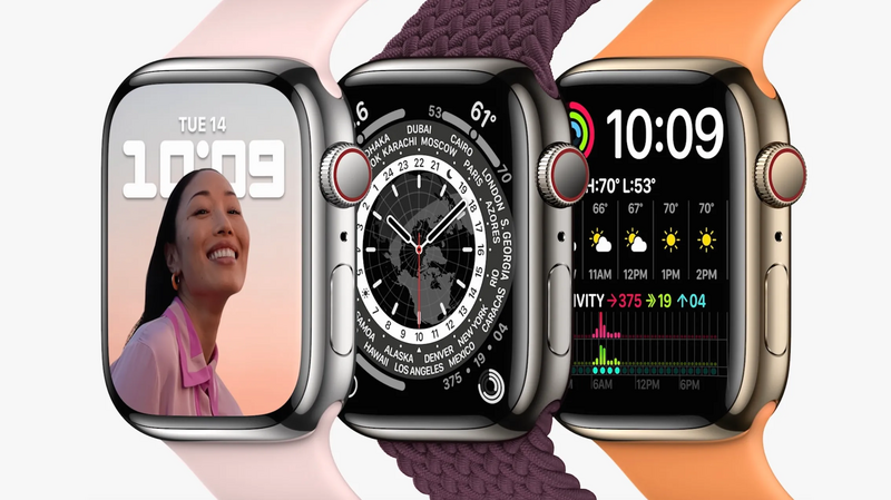 Illustration : Pas de nouveau processeur dans l'Apple Watch Series 7