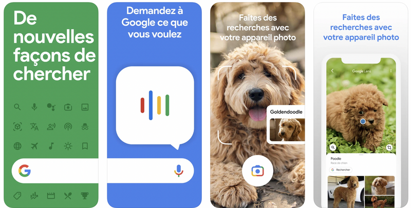 Illustration : iOS 15 : Google met à jour plusieurs apps (Google, Gmail, Google Maps, Google Meet)