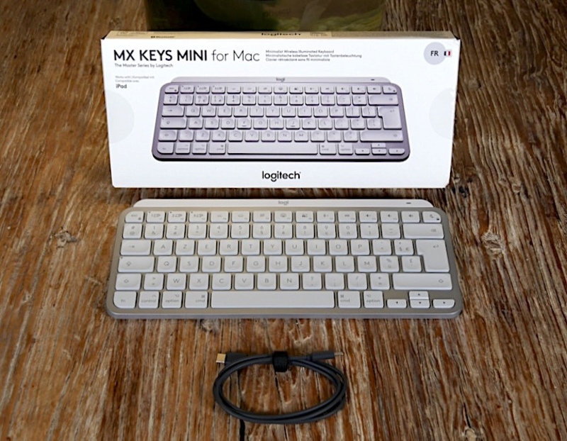 Illustration : Prise en main du MX Keys Mini pour Mac : une version compacte pour le clavier Logitech