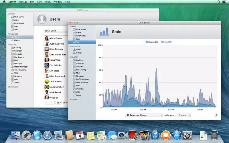 OS X Server mis à jour pour Mavericks 10.9.1