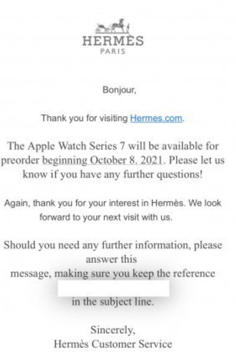Apple Watch : Hermès confirme les précommandes le 8/10