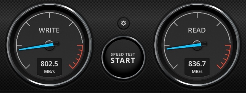 Illustration : Test express du SSD USB-C 3.2 Gen2 Mobile SSD Secure de LaCie (1 050 Mo/s)