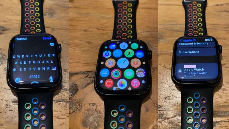 Illustration : Une première image "en vrai" de l'Apple Watch Series 7 (En précommande ce vendredi ?)