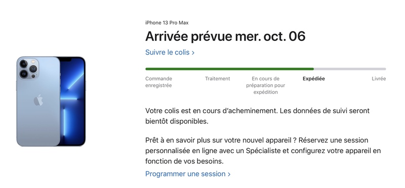 Illustration : Apple expédie les iPhone 13 Pro avec 1To de stockage