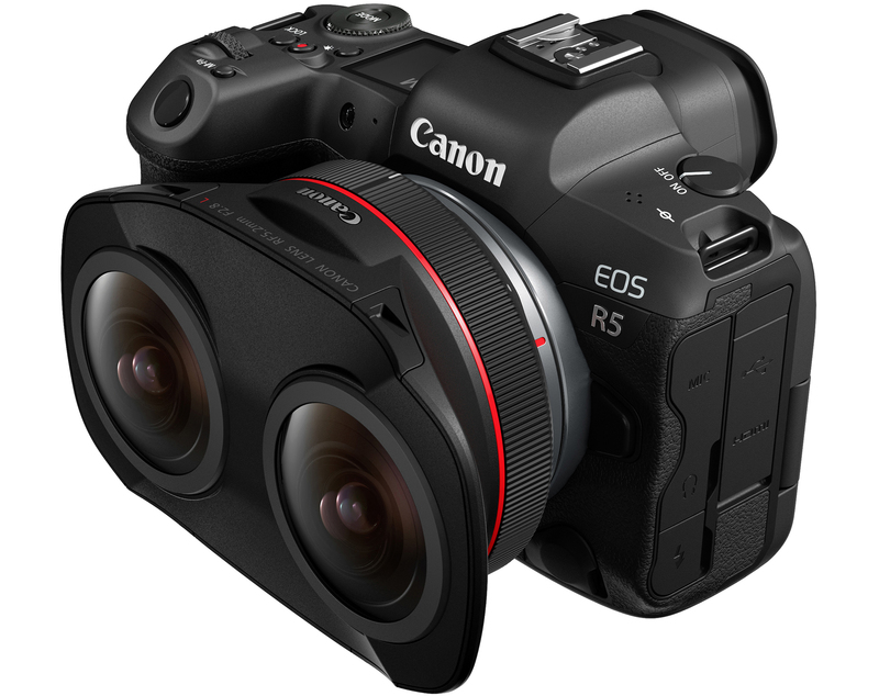 Illustration : VR : Canon lance un double objectif fisheye pour la réalité virtuelle