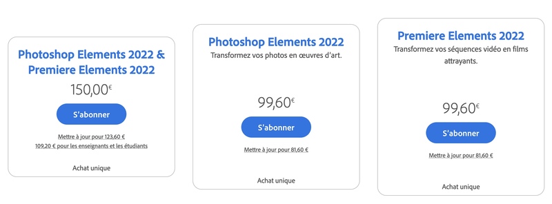 Illustration : Adobe dévoile Photoshop Elements et Premiere Elements 2022