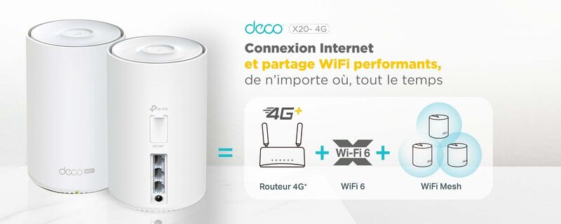 Illustration : TP-Link présente ses nouveaux routeurs Wi-Fi 6 Mesh + 4G
